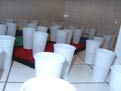 Wasserbecher im Badezimmer
